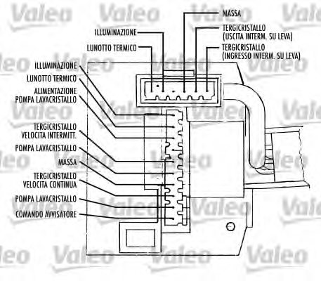VALEO 251343 Steering Column Switch